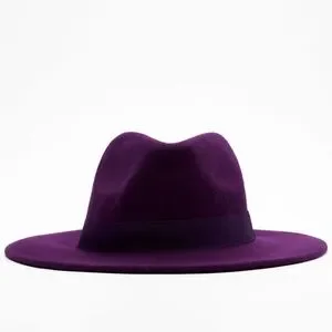 Zara | Accessories | Zara 0 Wool Purple Classic Wide Brim  display picture 2